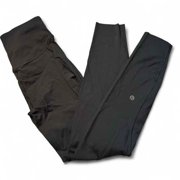 Lululemon 🖤High-Waisted Leggings | Size 4 | Black |Adjustable Waistband + Pocket - Picture 3 of 8